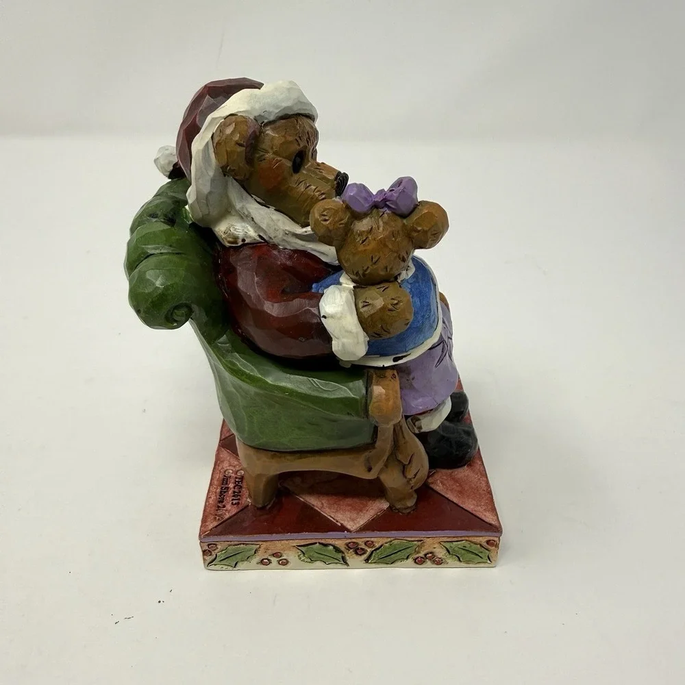 BOYDS BY JIM SHORE Santa with Holly Christmas Wishes 4-3/4